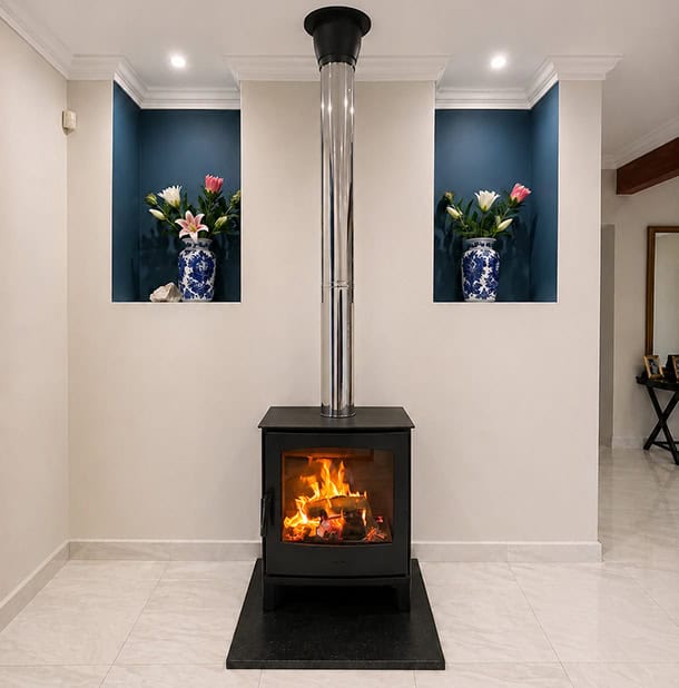 Magma 10kW Closed Combustion Fireplace incl Flue Kit SPECIAL